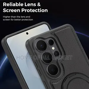 Magnetic Pu Leather Protective Case for Samsung Galaxy S22 S23 Ultra