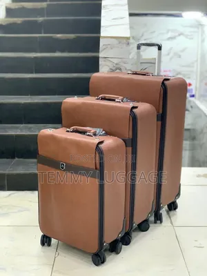 Leather Traveling Luggage Boxes