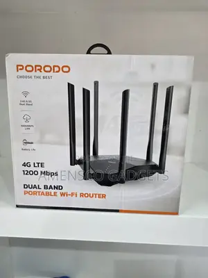 Porodo Dual Band Portable Wi-Fi Router 1200 MBPS