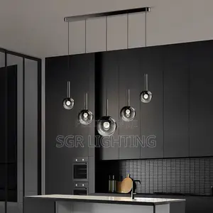 Smoke Gray Glass Modern 2026 New Home Decoration Led Pendant Light