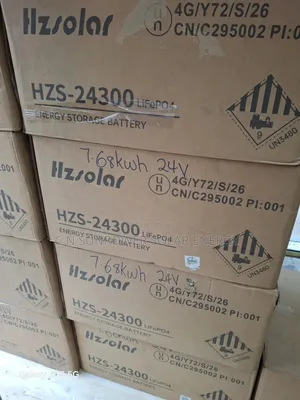 7.6kwh/24v Hzsolar Lithium-Iron Battery
