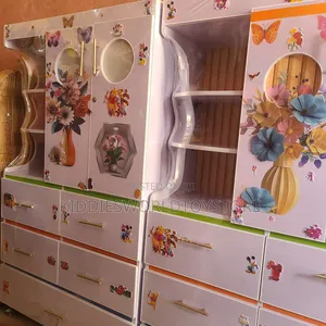 Baby Wooden Wardrobe With Drawers