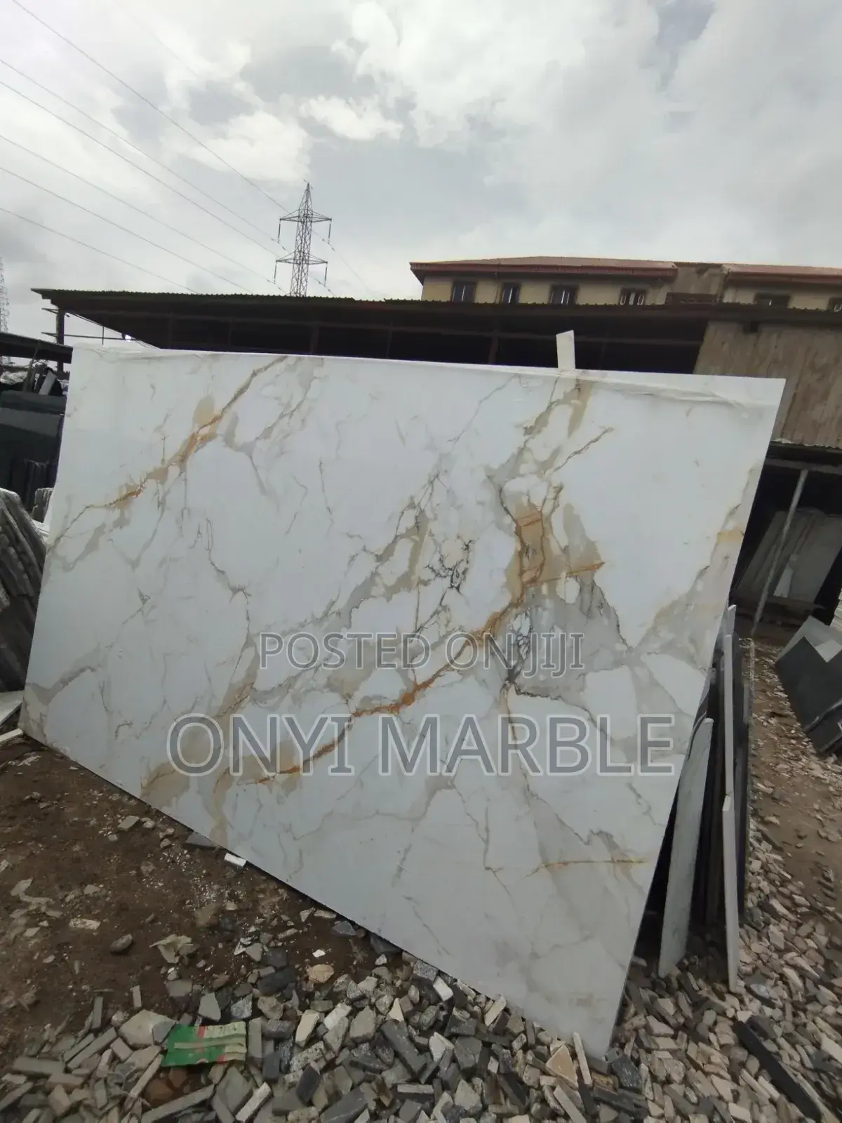 Strike Gold Light Granite Marble