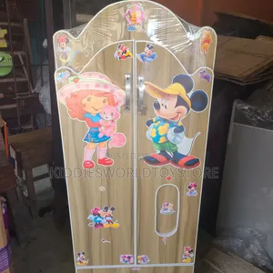 Baby Wooden Wardrobe With Drawers
