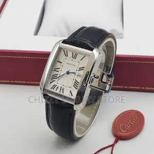 Cartier Quality Luxury Ladies Genuine Leather Wristwatch