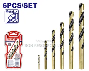 6 PCS HSS Twist Drill Bits Set