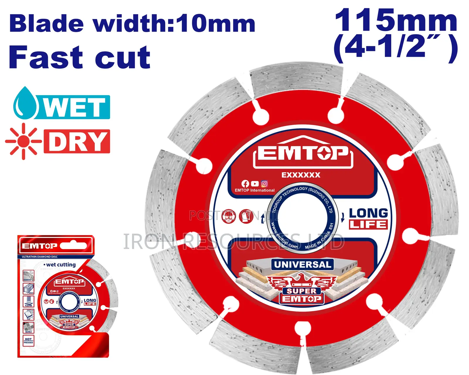 Dry Diamond Disc