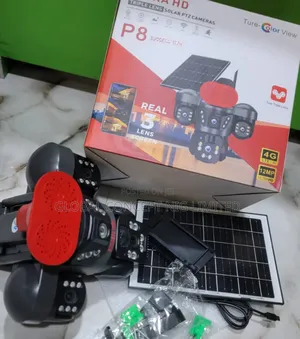 CCTV Solar Interesting Triple Lens Camera