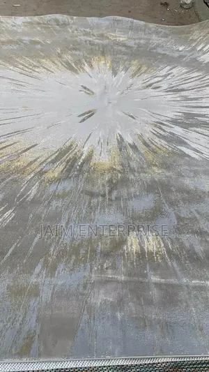 American Golden Cream Turkish Center Rug