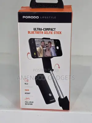 Porodo Lifestyle Ultra-Compact Bluetooth Selfie Stick