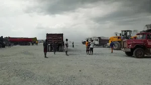 Mining Granite and Chippings