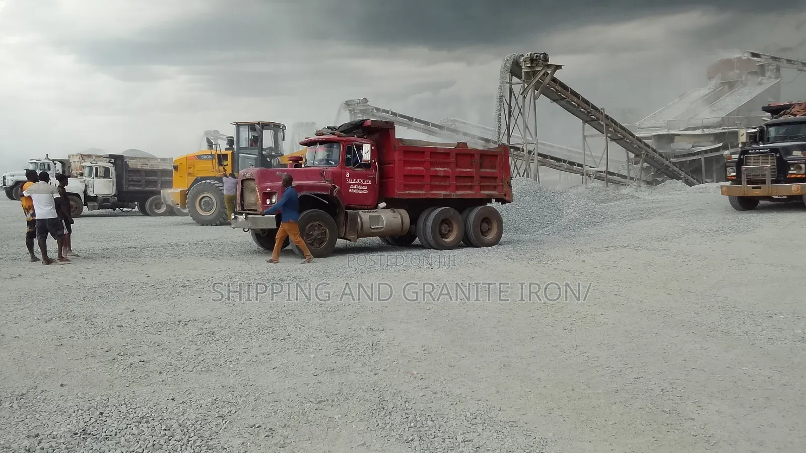 Mining Granite and Chippings