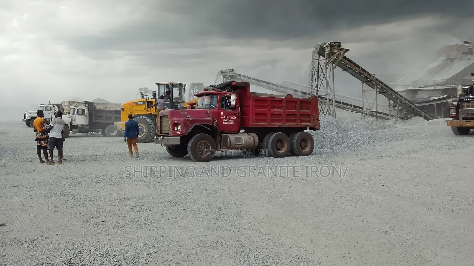 Mining Granite and Chippings