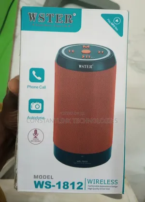 Wster Wireless Portable Speaker Ws-1812