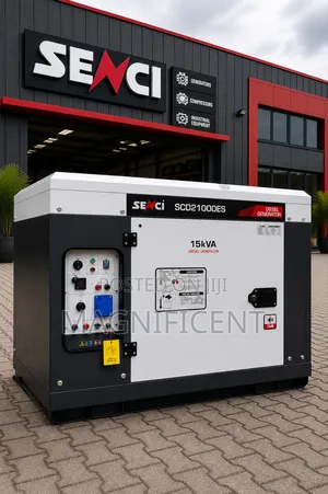 Senci Scd21000es 15kva Soundproof Diesel Generator Heavy Duty Fuel Eff