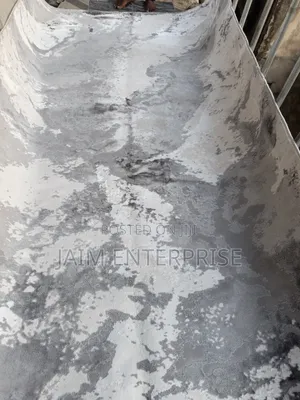 Grey Mixed With White Center Rug6. 6.6 by 9.6