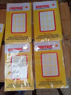 Quality Plain Price Tag / Self Adhesive Labels