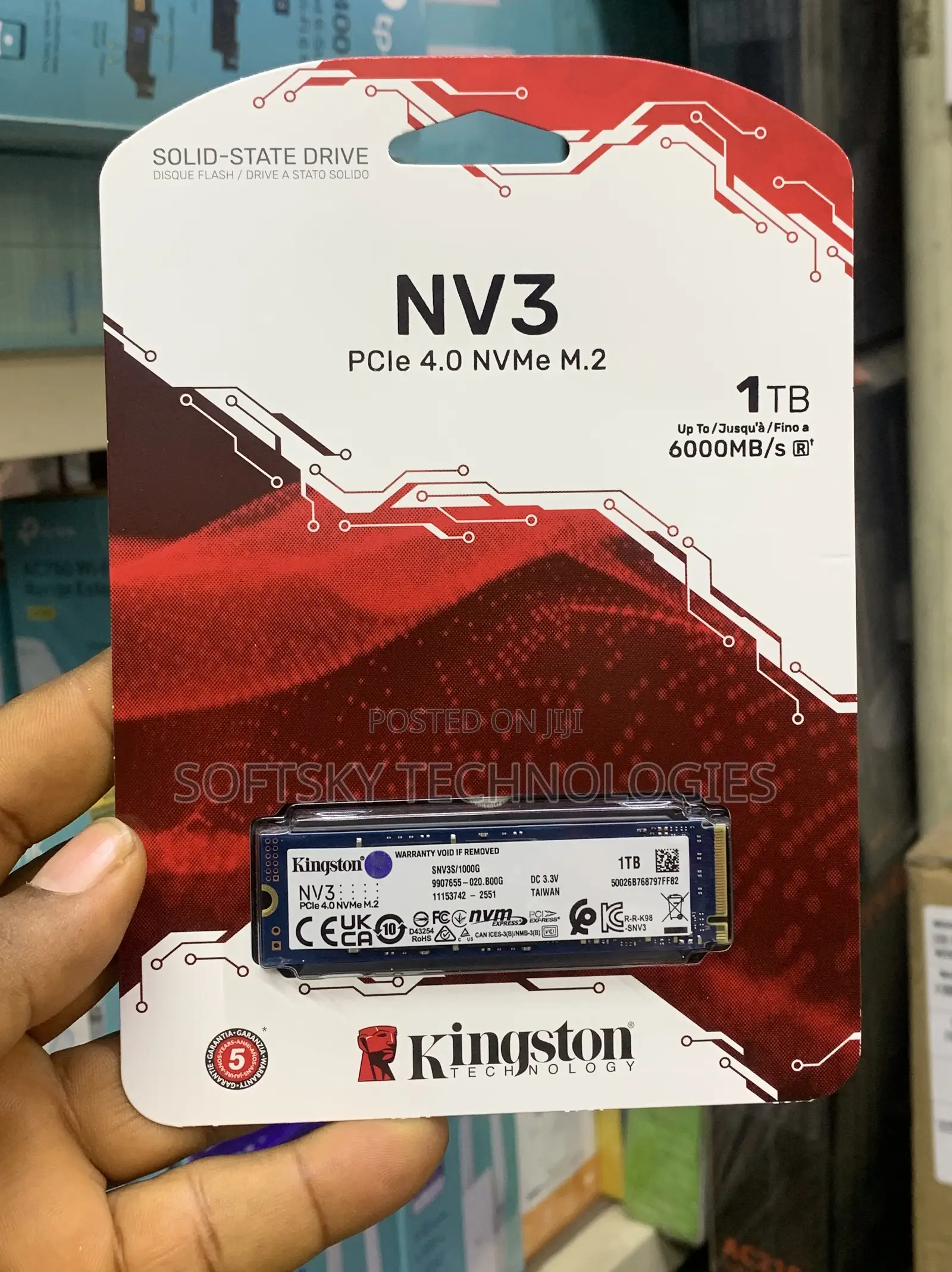 Kingston 1tb M.2 Nvme Solid State Drive (Ssd)