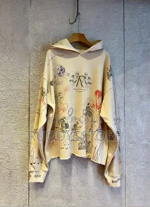 Vintage Art Sketch Oversized Hoodie
