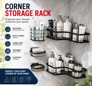 5-in-1 Multipurpose Corner Storage Rack
