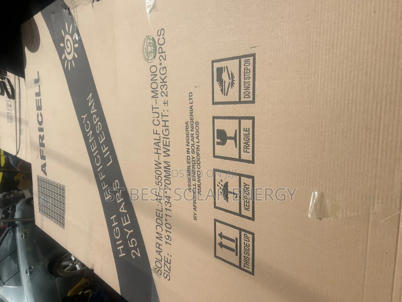 550w Africell Solar Panel
