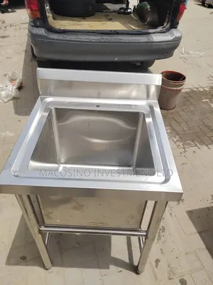 40cm Freestanding Stainless Steel Single Bowl Commercial Kitchen Sink