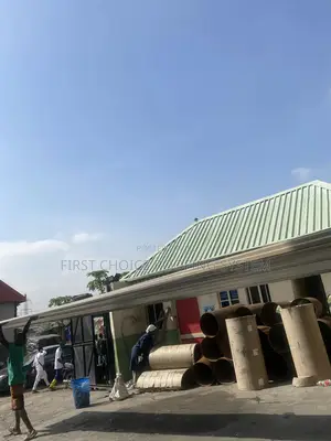 Loading Of Beige Oven Baked Aluminum Roofing Sheet