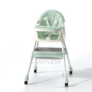 Multifunctional and Adjustable Baby High Feeding Chair With Wheels