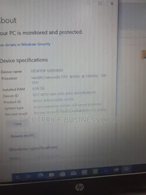 Laptop HP 15 4GB Intel Celeron HDD 500GB