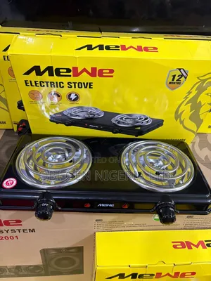Mewe Double Burner Electric Stove 1000w* Set
