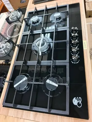 Original Gs Latest Model Inbuilt 90cm 5 Gas Burners Cooker Hob Copper