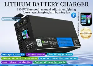 Premium 10v-92v 20a Adjustable Lithium Battery Charger