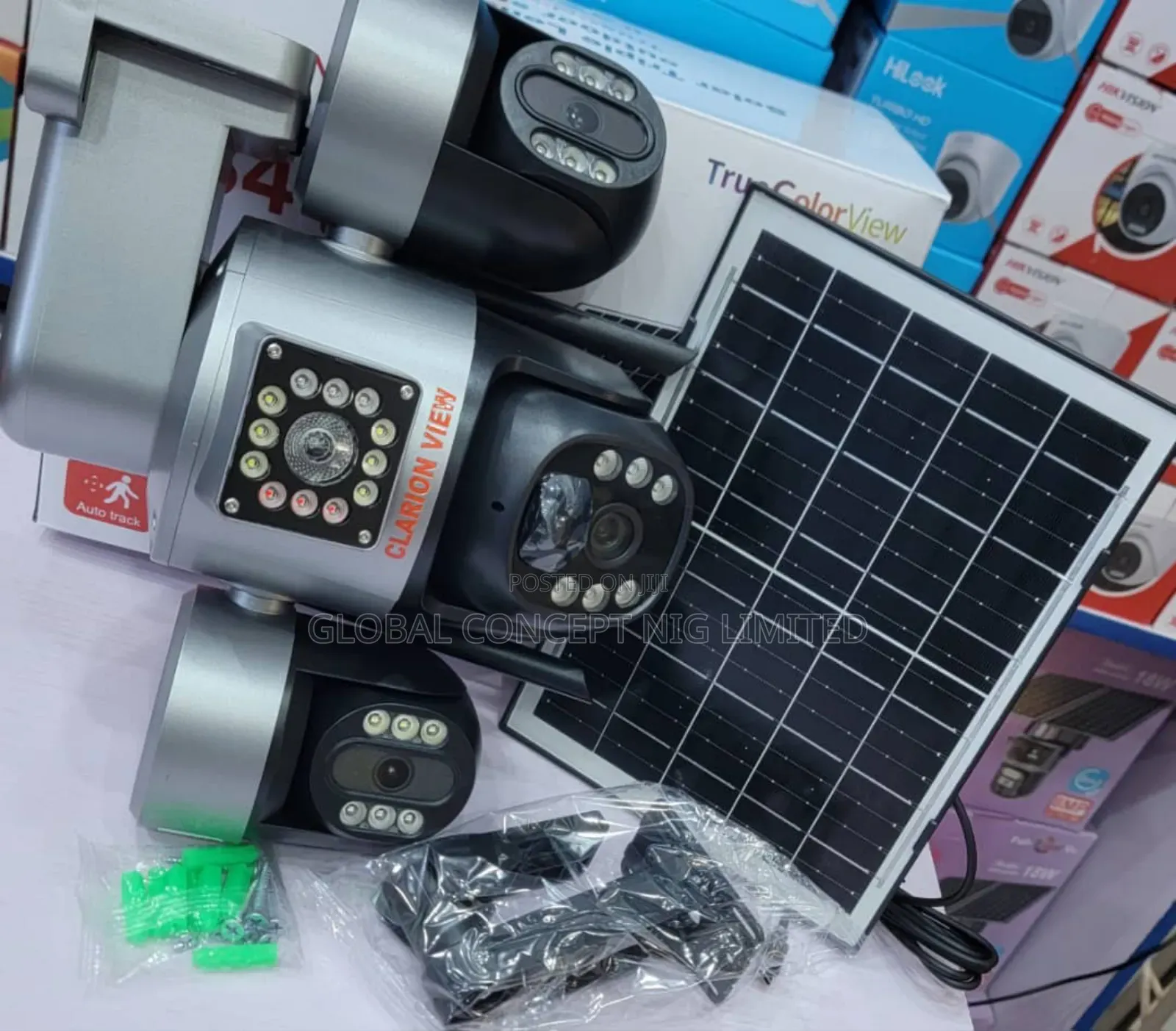 Automatic Rotating Solar Smart Camera