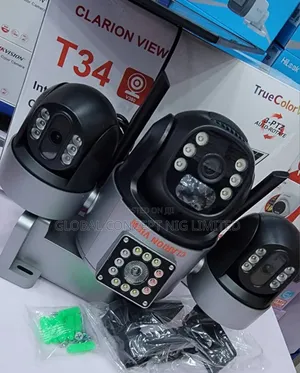 Triple Lens Solar Powered Camera