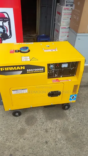 Firman Heavy Duty Diseal Soundproof Generator 7.5kva 3 Year's Warranty