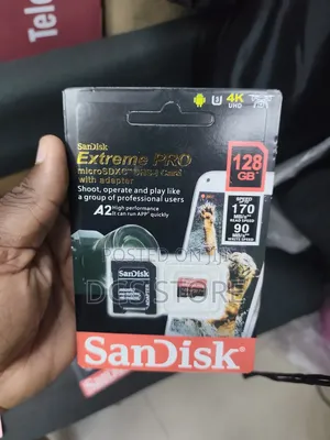 Sandisk Extreme Pro 128gb 170mbs Micro Memory Card