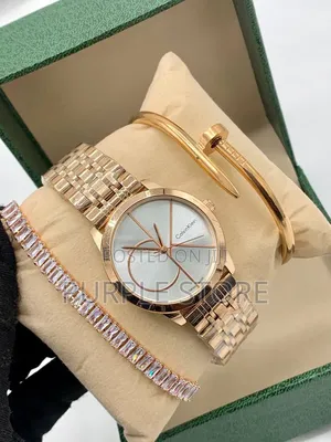 Calvin Klein Ck Beautiful Ladies Watch and Bracelets Set