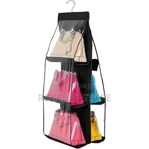 6-pocket Hanging Handbag Organizer