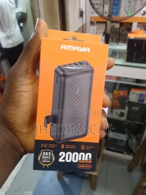 Amaya 20,000 Mah Power Bank With iPhone Type C Cords