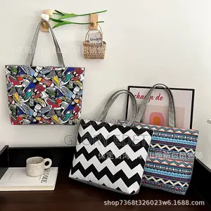 Classical Design Solid Tote Bag