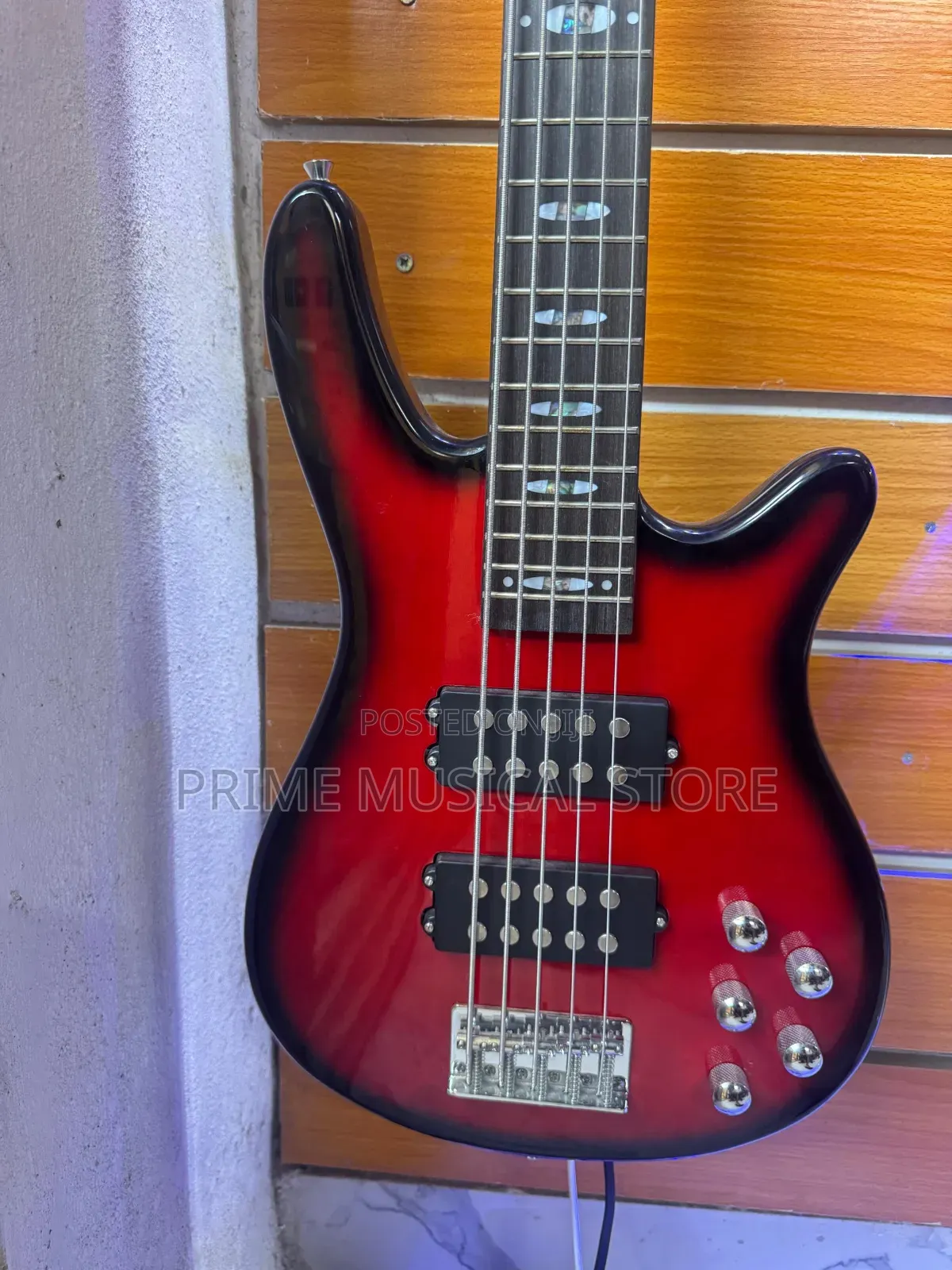 Well Sound 5 Strings Passive Guitar