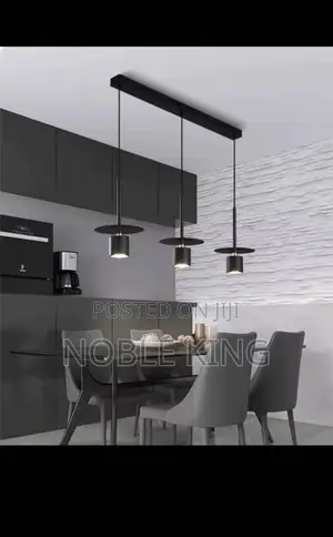New Design Black Aluminum Fixture Led Pendant Light Warm White