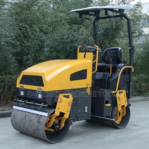 2 Tons Double Drum Ride on Roller