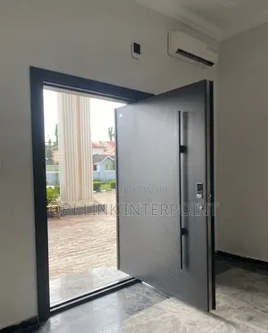 Modern 5ft by 9ft Pivot Security Door.