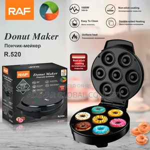 Raf Electric Donut Maker – 7-Hole Non-Stick Doughnut Making Machine