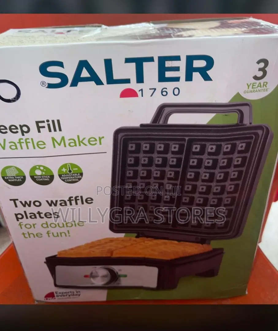 Salter Double Waffle Maker