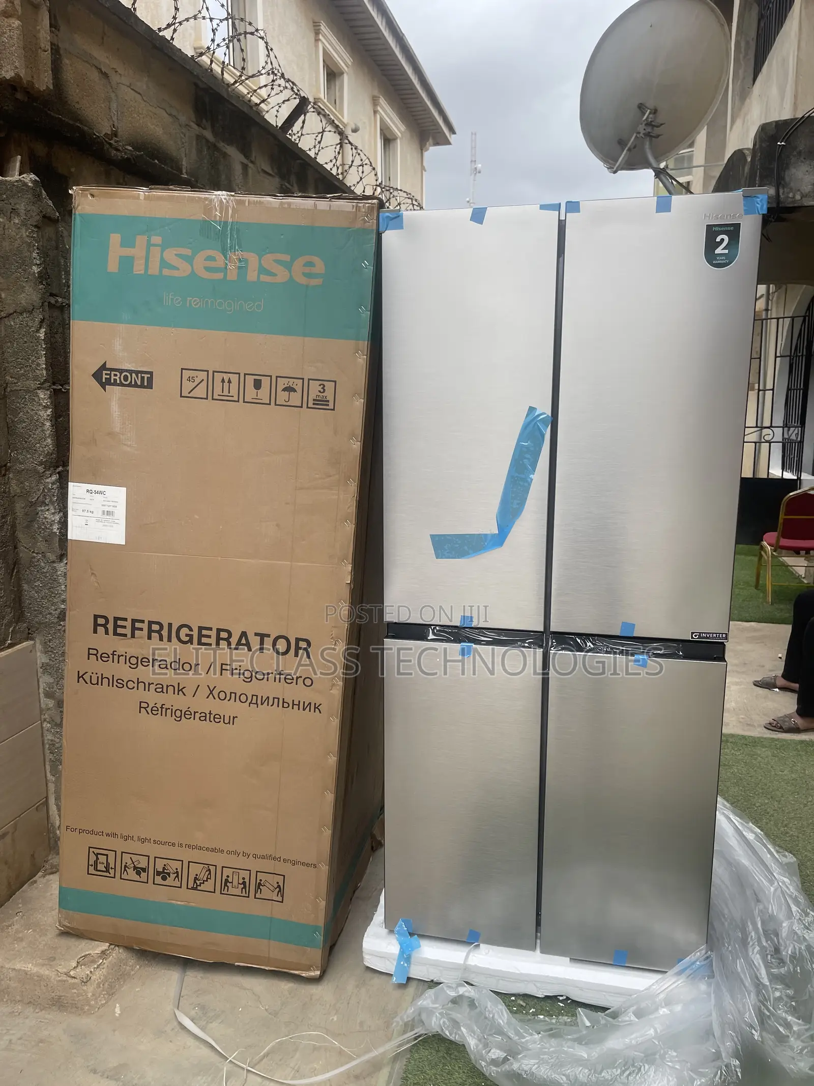 392l Hisense Side-by-Side Fridge (Ref-54ws Model)