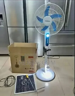 Multipurpose Solar Standing Fan