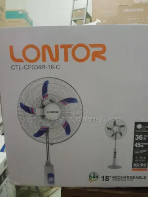 Lontor 18inch Rechargeable Fan