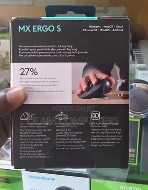 Logitech Mx Ergo S Bluetooth Wireless Mouse
